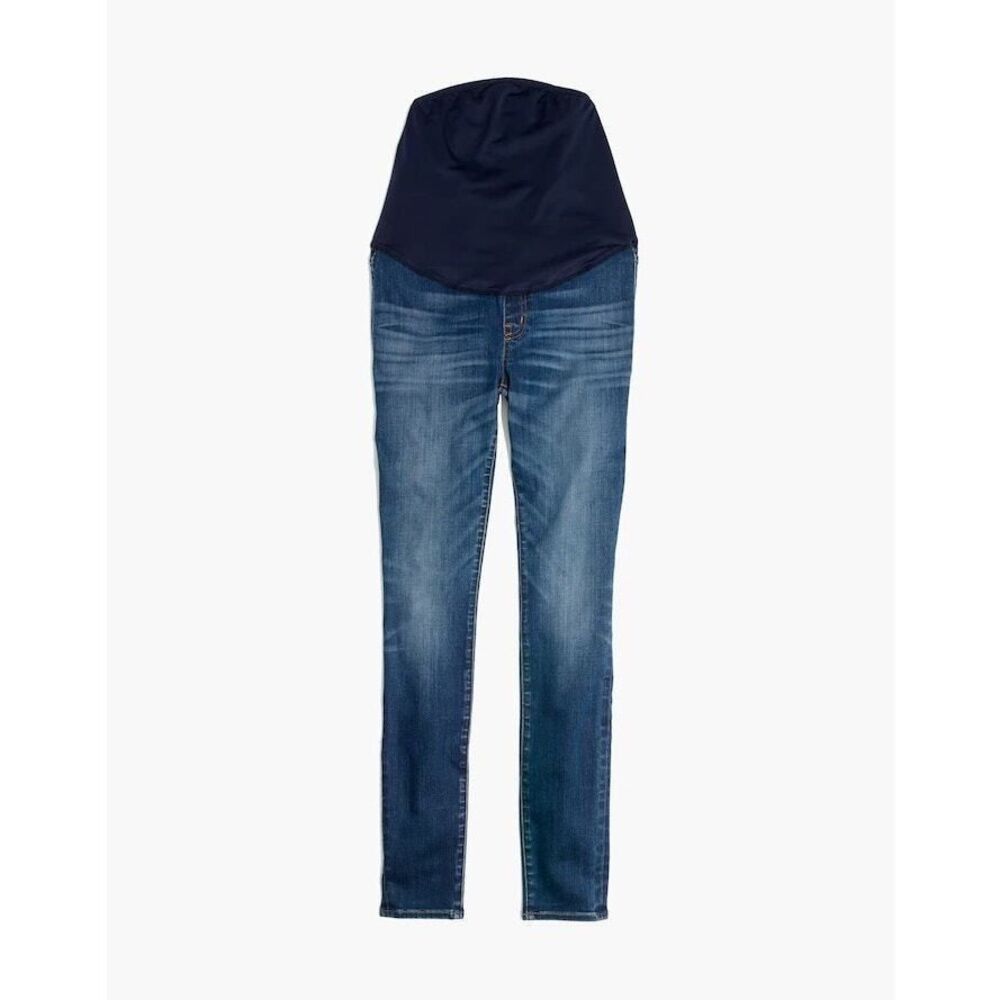 Madewell NWT Maternity Over-the-Belly Skinny Jeans in Danny Wash Size 24